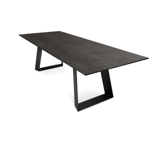 Mea induction dining table | Malm Black  | Dura Edge legs | Hobs | ATOLL