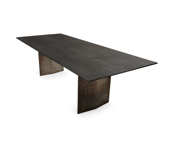 Mea induction dining table | Malm Black | Frame legs | Hobs | ATOLL
