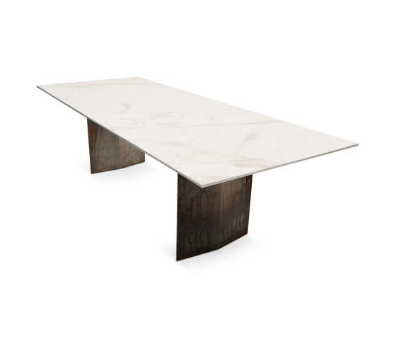 Mea induction dining table | Vagli Gold | Frame legs | Hobs | ATOLL