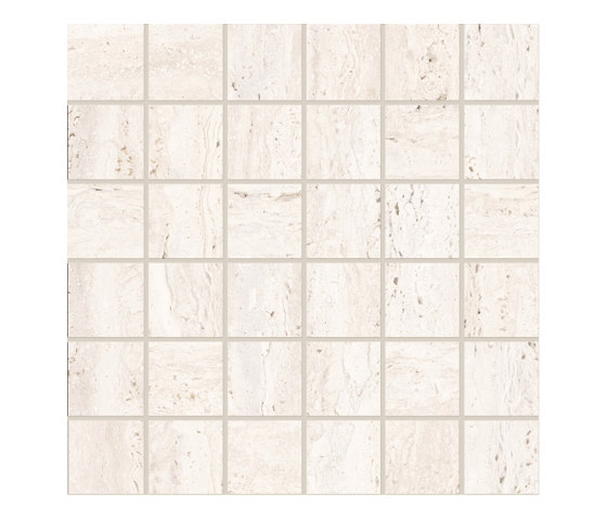Astrum White Vein Cut Mosaico 30x30 | Ceramic tiles | Ceramiche Supergres