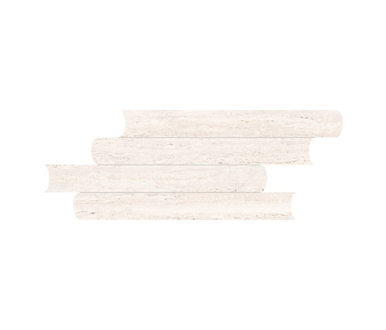 Astrum White Vein Cut Muretto Archi 28x56 | Carrelage céramique | Ceramiche Supergres