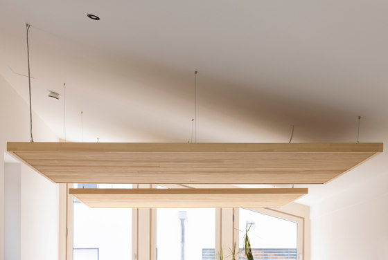 Wooden panels Acoustic | Premium Ceiling Sail | Acoustic ceiling systems | Admonter Holzindustrie AG
