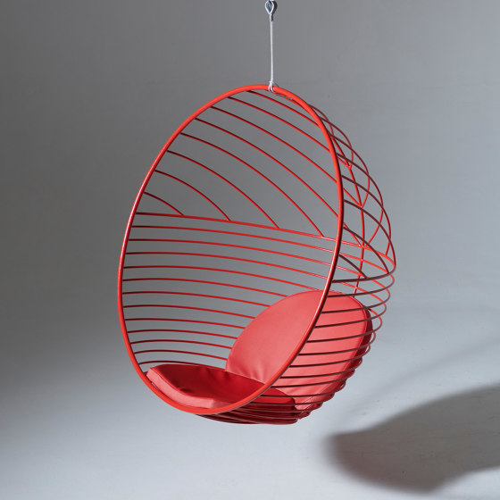 Bubble Hanging Chair Swing Seat - Star Pattern (Red) | Dondoli | Studio Stirling