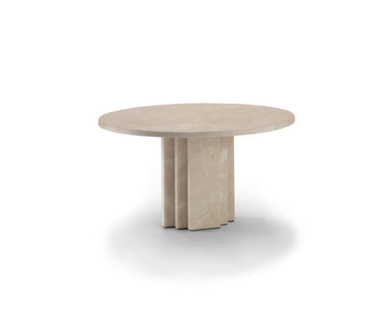 Scalea Tavolino 75 - Versione in marmo Crema Marfil | Tavolini bassi | ARFLEX