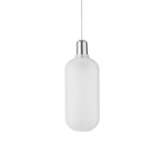 Amp Lamp Large Matt/White | Lámparas de suspensión | Normann Copenhagen