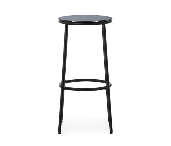 Circa Barstool 75 cm Black Aluminum | Bar stools | Normann Copenhagen