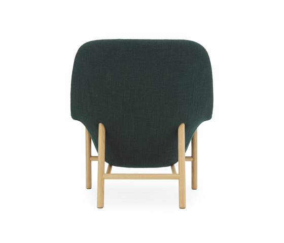 Drape Lounge Chair High With Headrest Oak | Sessel | Normann Copenhagen