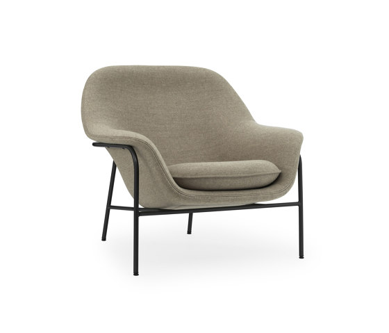 Drape Lounge Chair Low Steel Remix | Armchairs | Normann Copenhagen