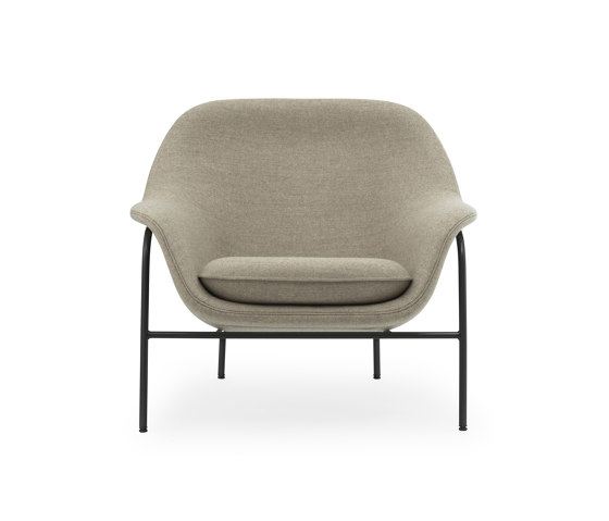 Drape Lounge Chair Low Steel Remix | Armchairs | Normann Copenhagen