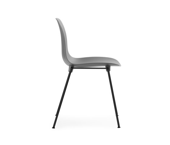Form Chair Stacking Black Steel Grey | Chairs | Normann Copenhagen