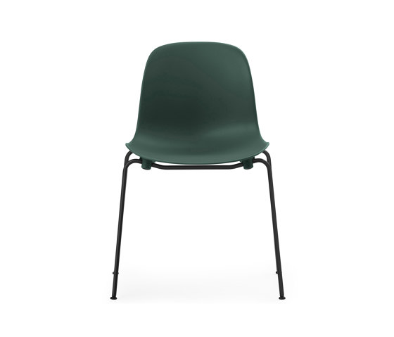 Form Chair Stacking Black Steel Green | Sedie | Normann Copenhagen