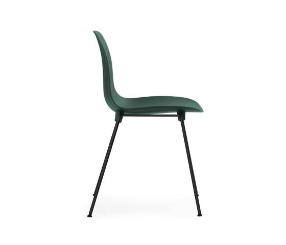 Form Chair Stacking Black Steel Green | Chairs | Normann Copenhagen