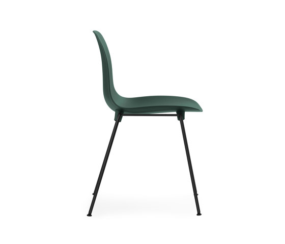 Form Chair Stacking Black Steel Green | Chaises | Normann Copenhagen