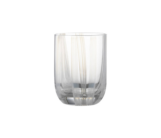 Stripe Glass 39 cl White Stripes | Glasses | Normann Copenhagen