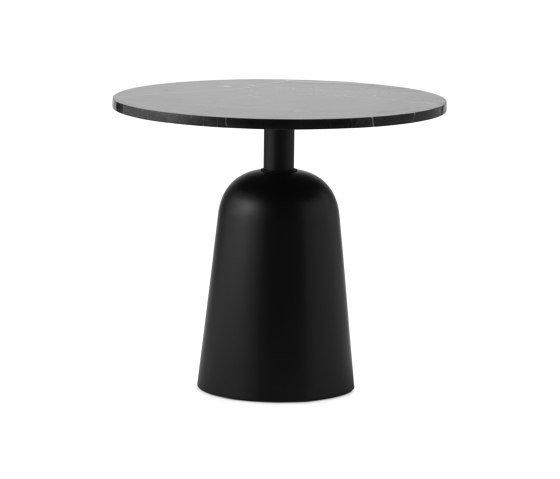 Turn Table Black Marble | Mesas auxiliares | Normann Copenhagen