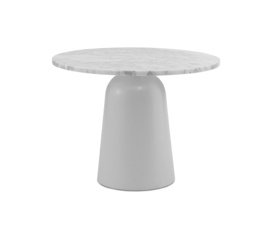 Turn Table White Marble | Mesas auxiliares | Normann Copenhagen