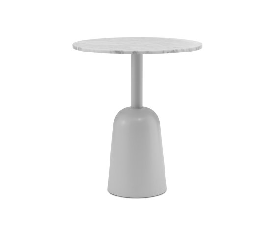 Turn Table White Marble | Tables d'appoint | Normann Copenhagen