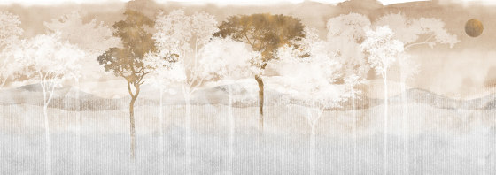 Japan Forest Sunset | Revêtements muraux / papiers peint | TECNOGRAFICA