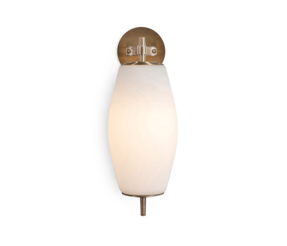 Nova | Wall Light - Antique Brass | Lampade parete | J. Adams & Co