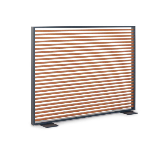 Partition Wall DNA Faux Wood Aluminium | Screening panels | GANDIABLASCO