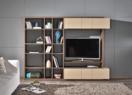 Ennea tv-unit/bookcase | Shelving | Tagged De-code