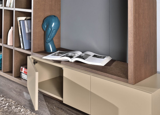 Ennea tv-unit/bookcase | Scaffali | Tagged De-code