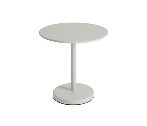 Linear Steel | Café Table | Ø 70 h: 73 cm / 27.6 h: 28.7" | Tavoli bistrò | Muuto