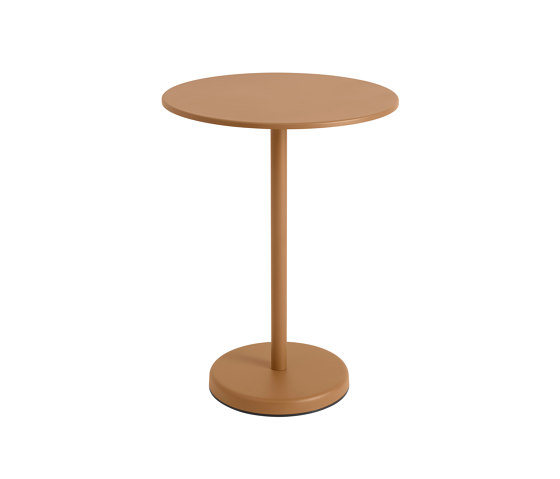 Linear Steel | Café Table | Ø 70 h: 95 cm / 27.6 h: 37.4" | Tables de bistrot | Muuto