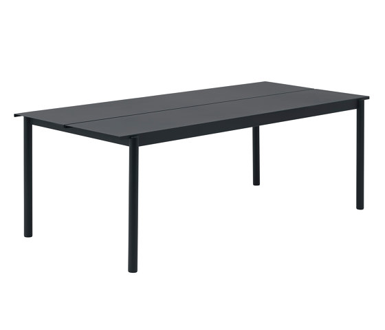Linear Steel Table | 220 x 90 cm / 86.6 x 35.5" | Dining tables | Muuto