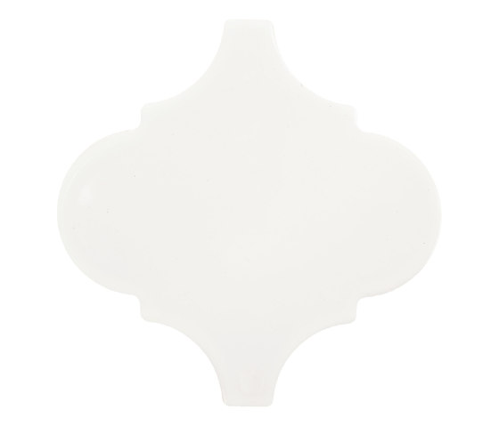 Arabesco 15x15 Lucida A10 Bianco | Piastrelle ceramica | Acquario Due