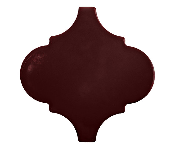Arabesco 15x15 Lucida A26 Bordeaux | Baldosas de cerámica | Acquario Due