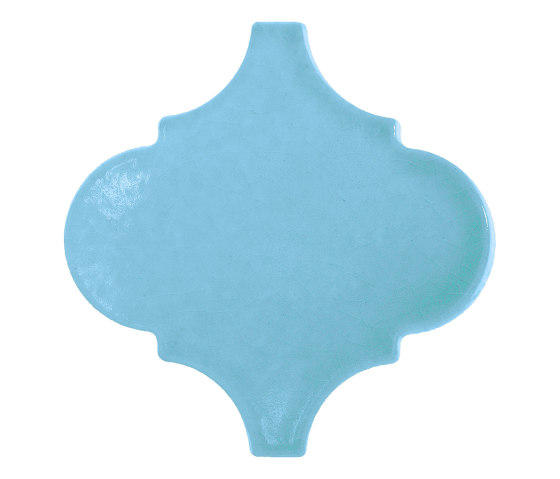 Arabesco 15x15 Lucida A31 Azzurro | Baldosas de cerámica | Acquario Due