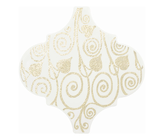 Arabesco Klimt A10 2 Gold | Piastrelle ceramica | Acquario Due