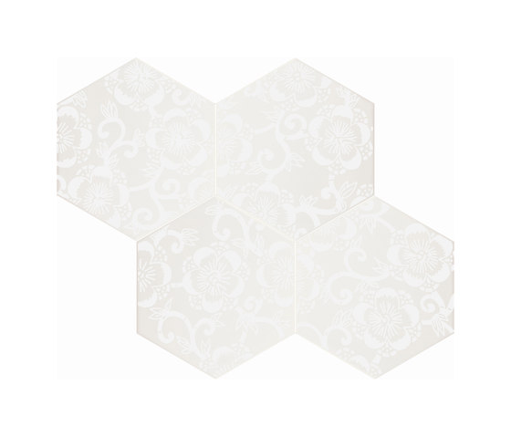 Exa16 Flora W300 Bianco | Carrelage céramique | Acquario Due