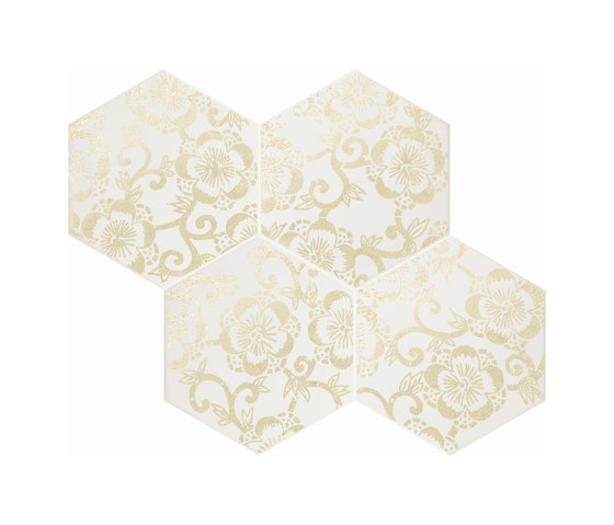 Exa16 Flora W300 Gold | Ceramic tiles | Acquario Due