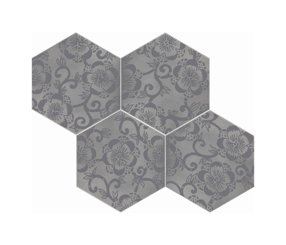 Exa16 Flora W350 Silver | Ceramic tiles | Acquario Due