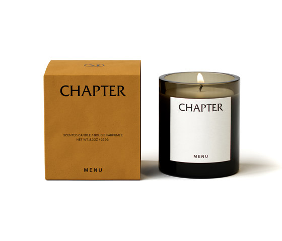Olfacte Scented Candle | Chapter, 224 gr/ 7.9oz, Poured Glass Candle | Kerzenständer / Kerzenhalter | Audo Copenhagen