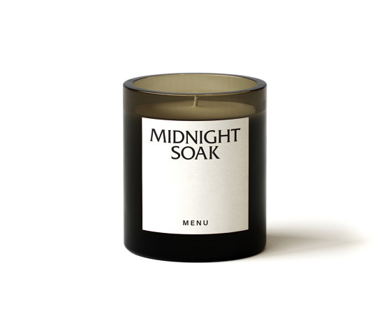 Olfacte Scented Candle | Midnight Soak, 224 gr/ 7.9oz, Poured Glass Candle | Portacandele | Audo Copenhagen