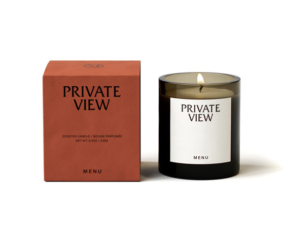 Olfacte Scented Candle | Private View, 224 gr/7.9oz, Poured Glass Candle | Candlesticks / Candleholder | Audo Copenhagen