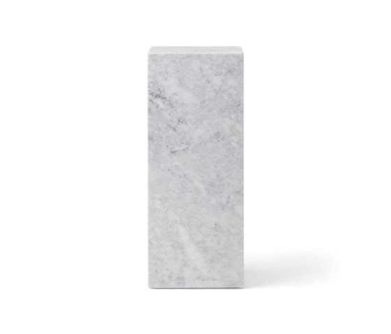 Plinth Pedestal | Carrara | Beistellcontainer | Audo Copenhagen
