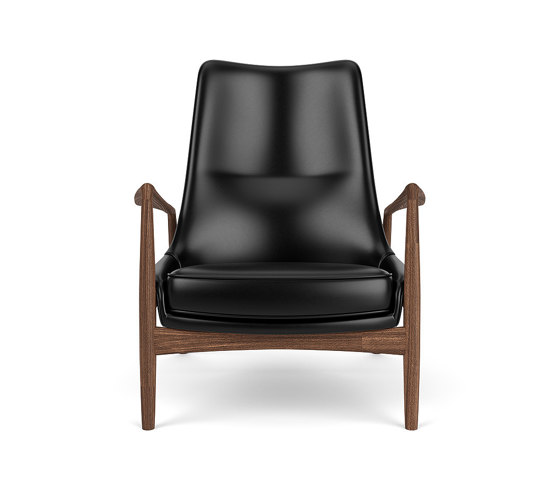 The Seal, Lounge Chair, High Back | Walnut Base / Dakar 842 | Poltrone | Audo Copenhagen