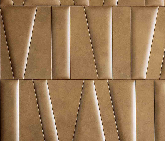 FRAMMENTI Caramel | Leather tiles | Studioart