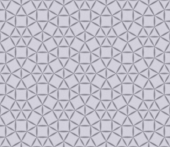 KALEIDO Leatherwall Layout 01 Satin Silver Grey | Leather tiles | Studioart