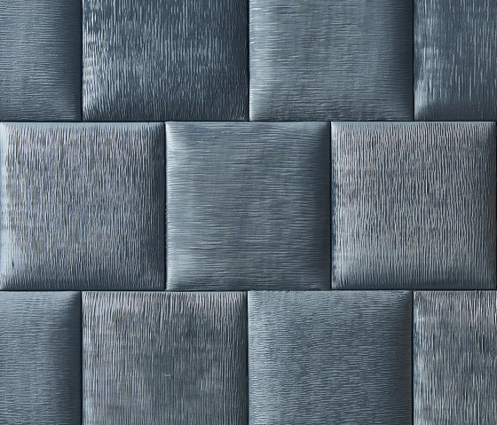 QUADRATO Mushroom Boeing Layout A | Leather tiles | Studioart