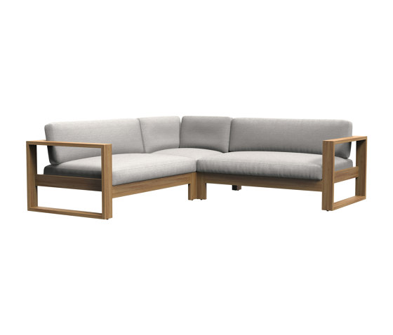 Matisse Teak Module Corner | Modular seating elements | JANUS et Cie