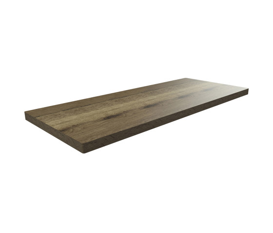 M-Line | Countertop Shelf Tobacco Oak | Holz Platten | BAGNODESIGN