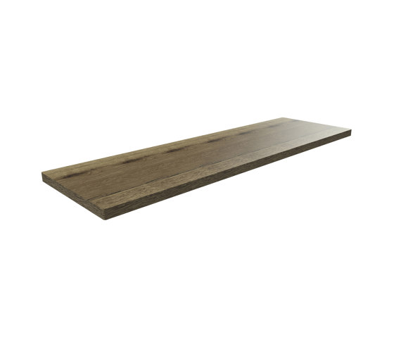 M-Line | Countertop Shelf Tobacco Oak | Planchas de madera | BAGNODESIGN