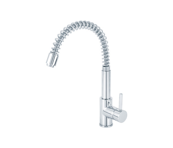 M-Line | Kitchen Sink Mixer With Spring Swivel Spout | Rubinetterie cucina | BAGNODESIGN