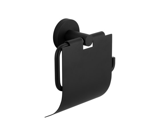 M-Line | Toilet Roll Holder with Cover Matt | Portarotolo | BAGNODESIGN