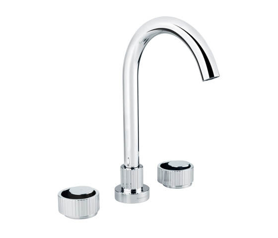 Orology | 3 Hole Basin Mixer Without Waste | Wash basin taps | BAGNODESIGN